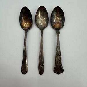 VINTAGE Reed & Barton Fairmont Hotel / Tudor Plate / Duro Plate Oneida Teaspoons